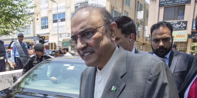 Ο πρόεδρος του Πακιστάν Asif Ali Zardari
