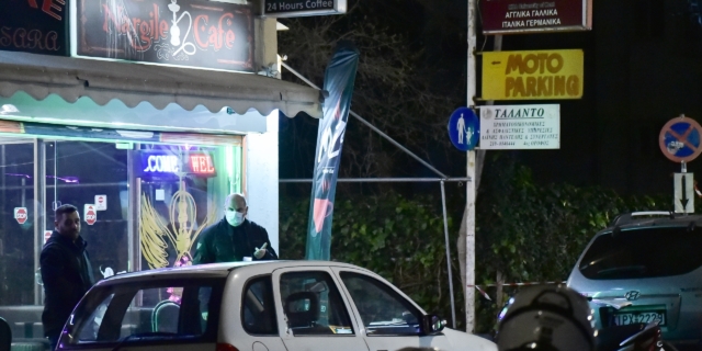 Το σημείο δολοφονίας του 35χρονου, στον Άγιο Παντελεήμονα