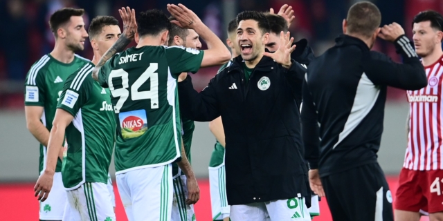 Ολυμπιακός – Παναθηναϊκός 1-3: Ιωαννίδης και Μπακασέτας έβαλαν τους πράσινους γερά στη διεκδίκηση του τίτλου