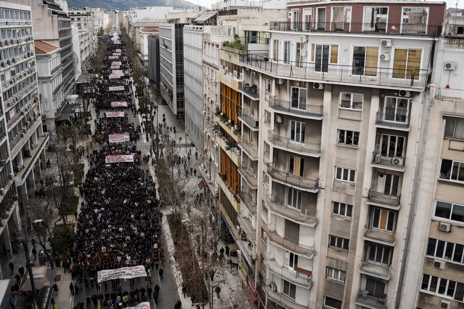 Μεγαλειώδης πορεία φοιτητών κατά του νομοσχεδίου για τα ιδιωτικά πανεπιστήμια