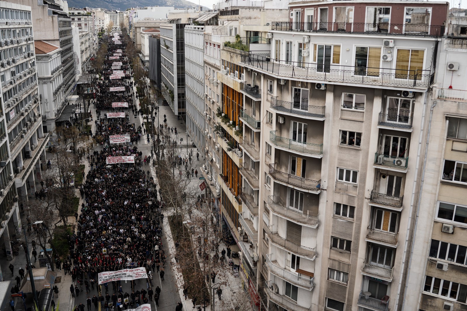 Μεγαλειώδης πορεία φοιτητών κατά του νομοσχεδίου για τα ιδιωτικά πανεπιστήμια