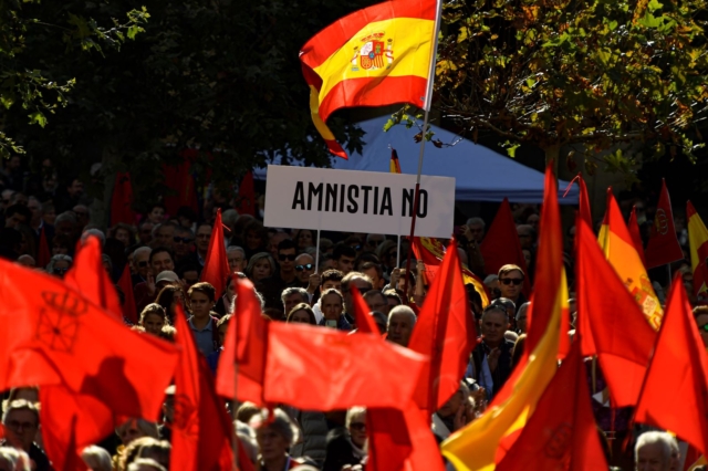 Διαδηλωτές στην Ισπανία