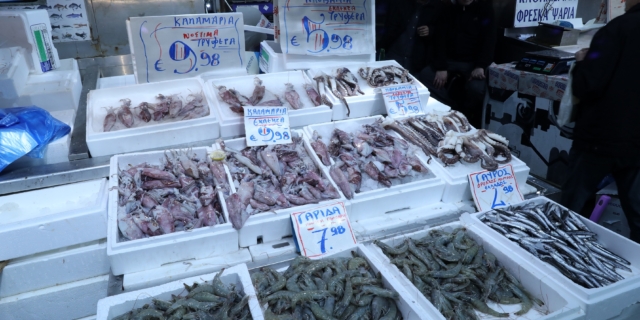 Σαρακοστή στη Βαρβάκειο Αγορά της Αθήνας