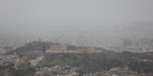 Αφρικανική σκόνη στην Αθήνα