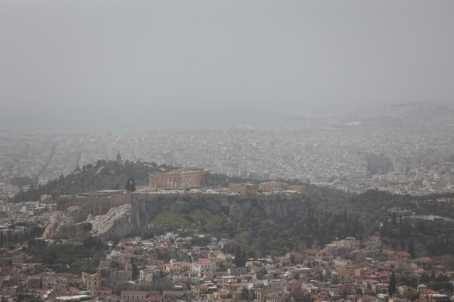 Αφρικανική σκόνη στην Αθήνα
