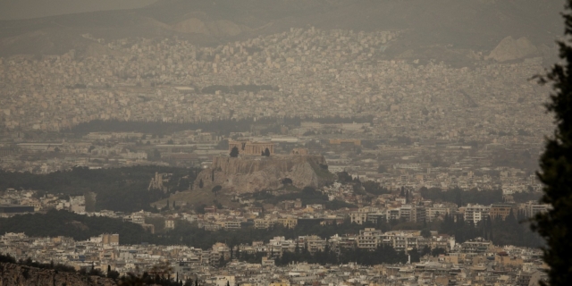 Αφρικανική σκόνη στην Αθήνα