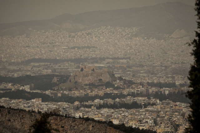 Αφρικανική σκόνη στην Αθήνα