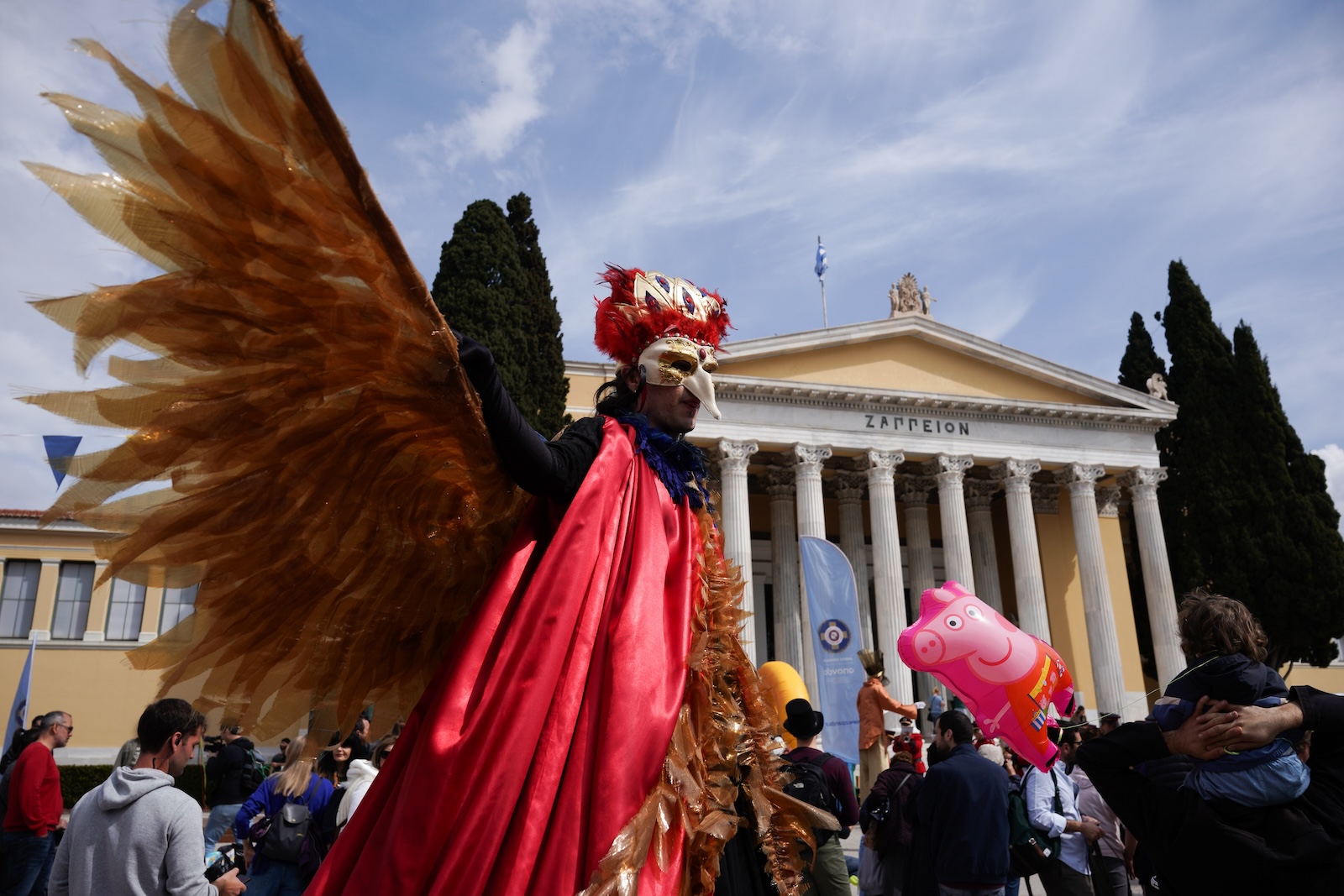 Καρναβαλικές εκδηλώσεις του Δήμου Αθηναίων στον προαύλιο χώρο του Ζαππείου Μεγάρου