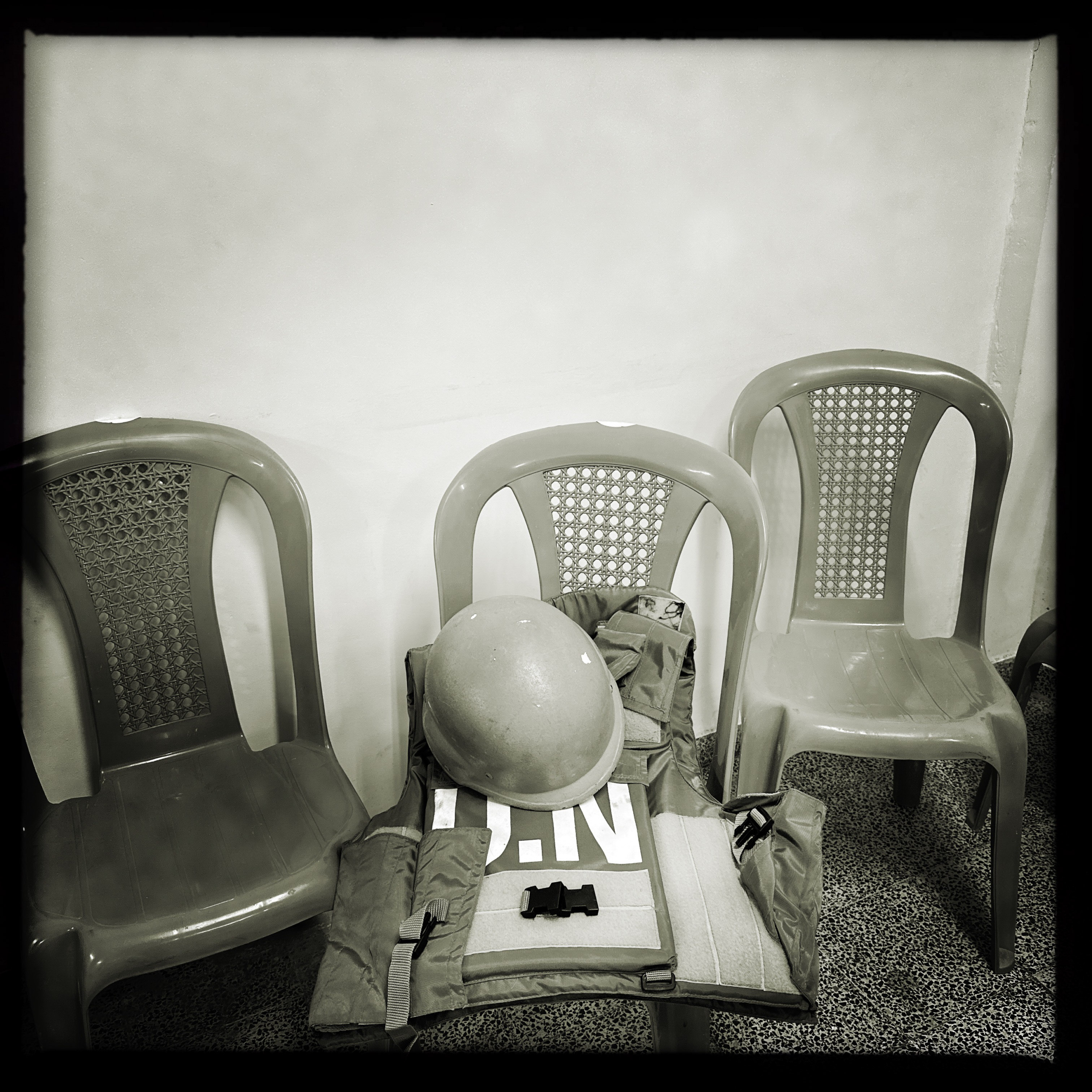 Προσωπικός εξοπλισμός των Ηνωμένων Εθνών στο UNRWA Tal Al Sultan Health Centre