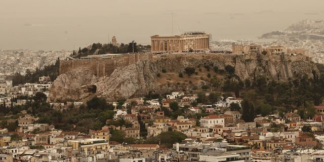 Αφρικανική σκόνη πάνω από την Αθήνα