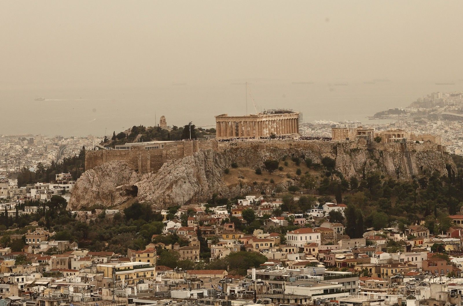 Αφρικανική σκόνη πάνω από την Αθήνα