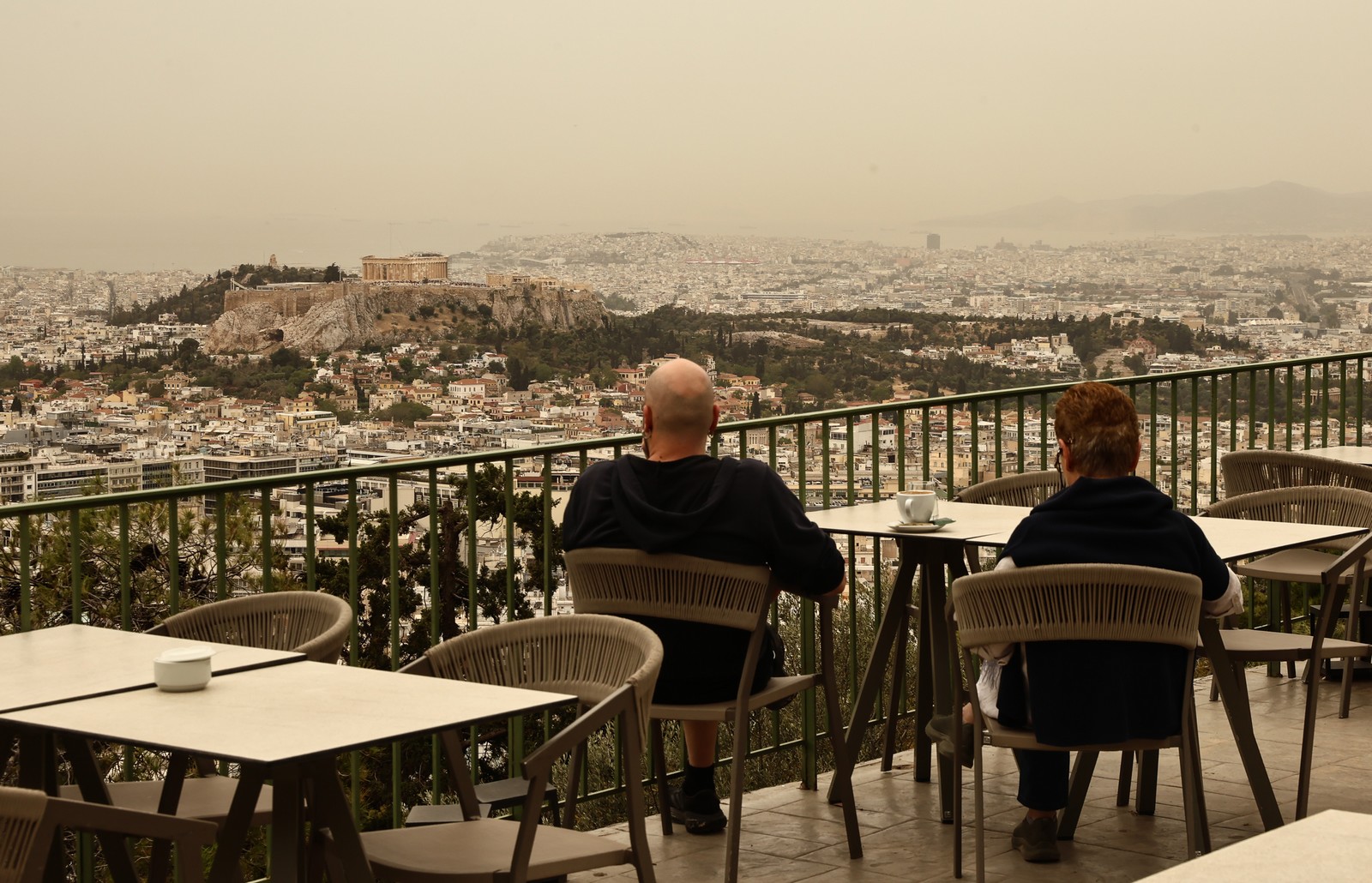 Αφρικανική σκόνη πάνω από την Αθήνα