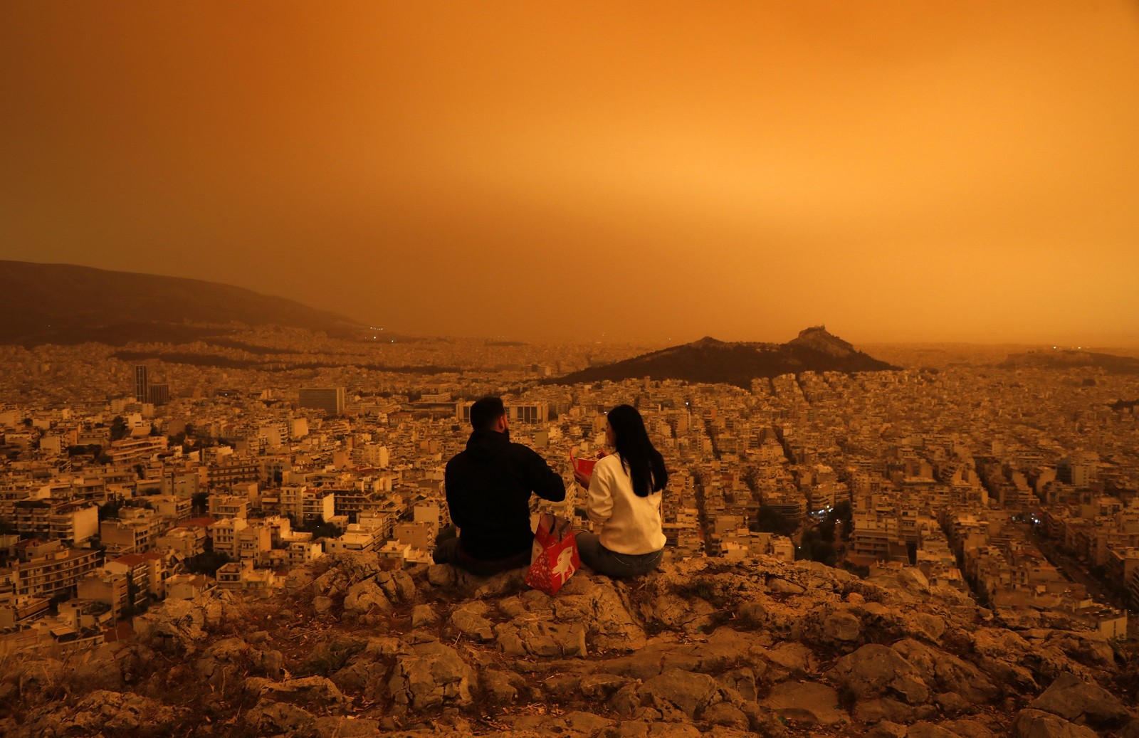 Αφρικανική σκόνη πάνω από την Αθήνα