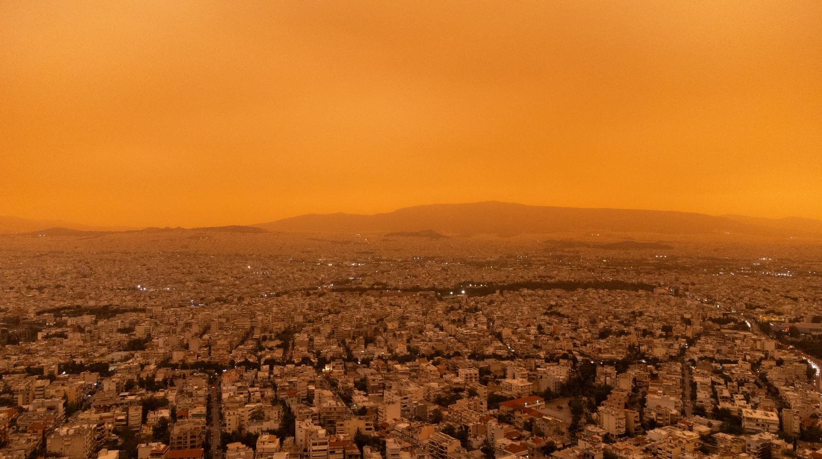 Αφρικανική σκόνη πάνω από την Αθήνα