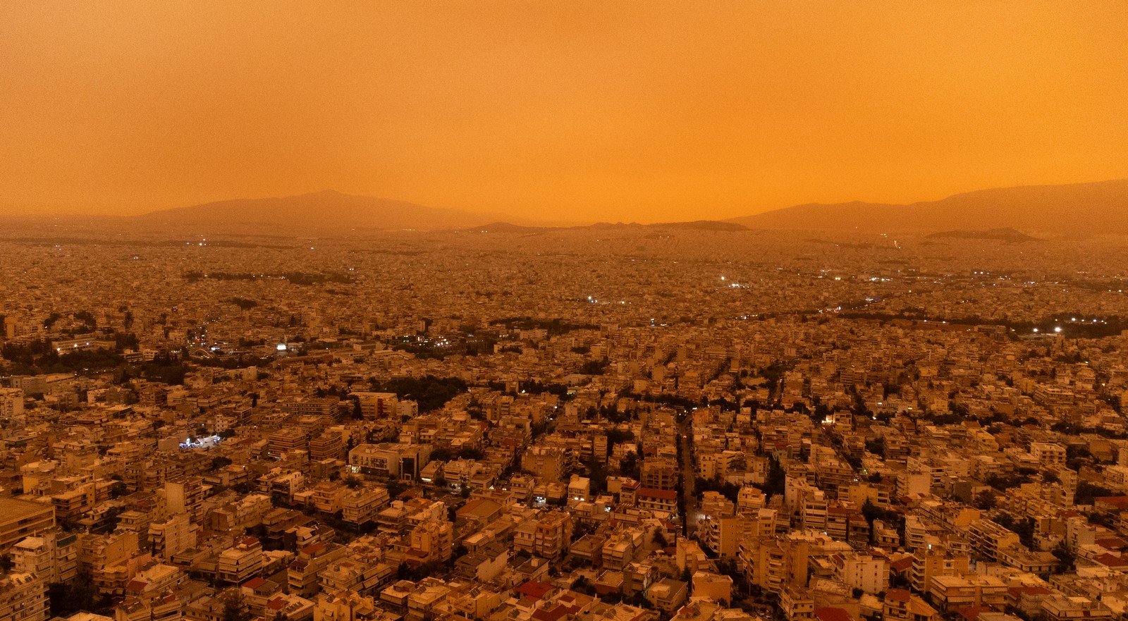 Αφρικανική σκόνη πάνω από την Αθήνα
