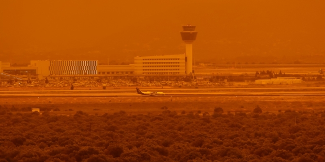 Αφρικανική σκόνη πάνω από την Αθήνα