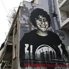 Στιγμιότυπο από το μνημείο του Αλέξη Γρηγορόπουλου στα Εξάρχεια