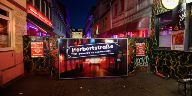 Herbertstraße Amvourgo kokkina fanaria