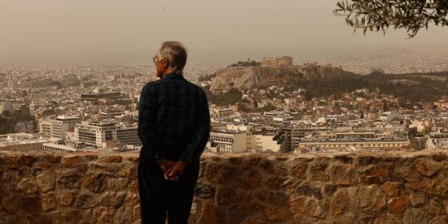 Αφρικανική σκόνη πάνω από την Αθήνα