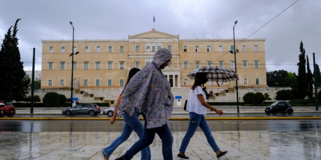 Βροχόπτωση στην Αθήνα (φωτογραφία αρχείου)