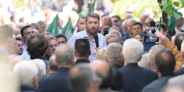 Ομιλία του προέδρου του ΠΑΣΟΚ-Κινήματος Αλλαγής Νίκου Ανδρουλάκη στο Αγρίνιο