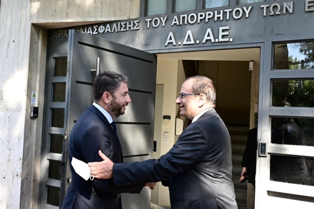 Ο Νίκος Ανδρουλάκης και ο Χρήστος Ράμμος