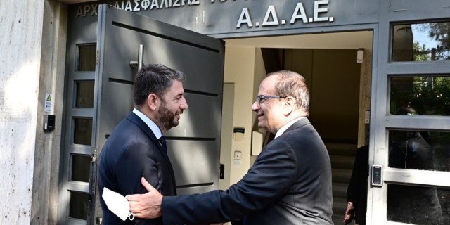 Ο Νίκος Ανδρουλάκης και ο Χρήστος Ράμμος