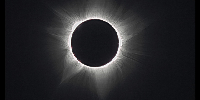 Στιγμιότυπο από την ολική έκλειψη Ηλίου της 20ης Απριλίου 2023