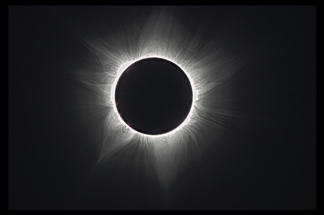 Στιγμιότυπο από την ολική έκλειψη Ηλίου της 20ης Απριλίου 2023