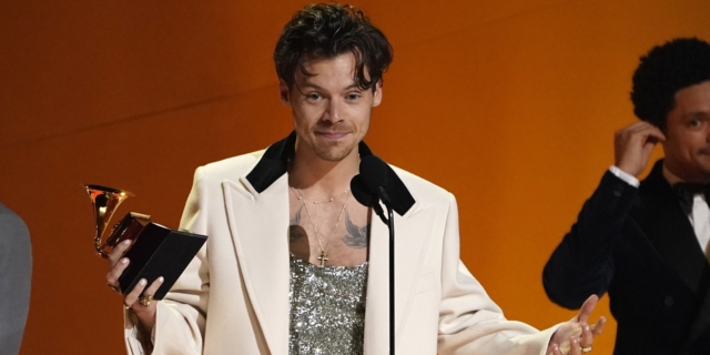 Ο Harry Styles στην τελετή των Γκράμι