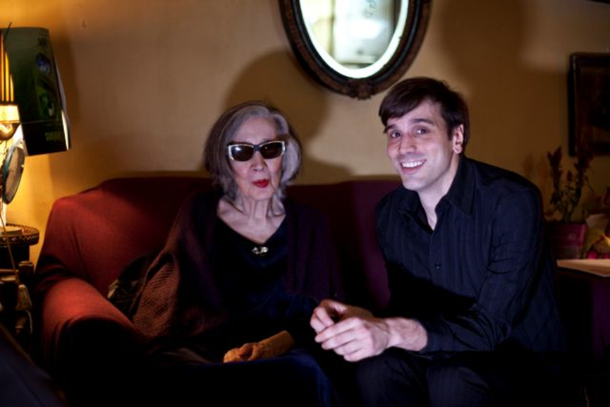 Η Λούλα Αναγνωστάκη και ο Μάνος Καρατζογιάννης 