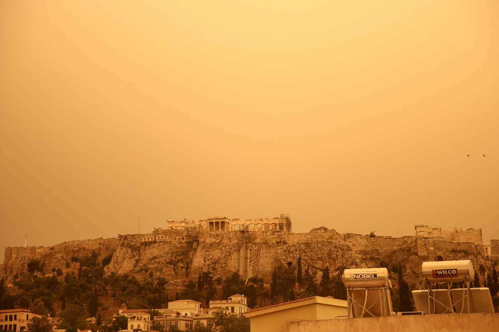 Αφρικανική σκόνη πάνω από την Αθήνα