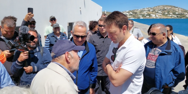 Επίσκεψη του προέδρου του ΣΥΡΙΖΑ - Προοδευτική Συμμαχία στην Πάρο