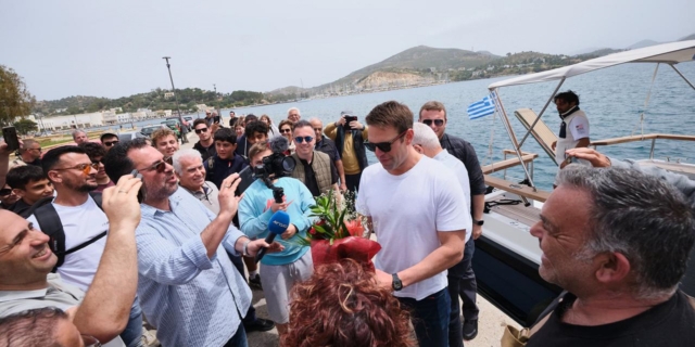 ΕΠΙΣΚΕΨΗ ΤΟΥ ΠΡΟΕΔΡΟΥ ΤΟΥ ΣΥΡΙΖΑ-ΠΣ ΣΤΕΦΑΝΟΥ ΚΑΣΣΕΛΑΚΗ ΣΤΗ ΛΕΡΟ (ΓΡ. ΤΥΠΟΥ ΣΥΡΙΖΑ-ΠΣ/EUROKINISSI)