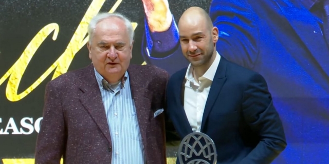 Ο Βασίλης Σπανούλης αναδείχθηκε προπονητής της χρονιάς στο BCL