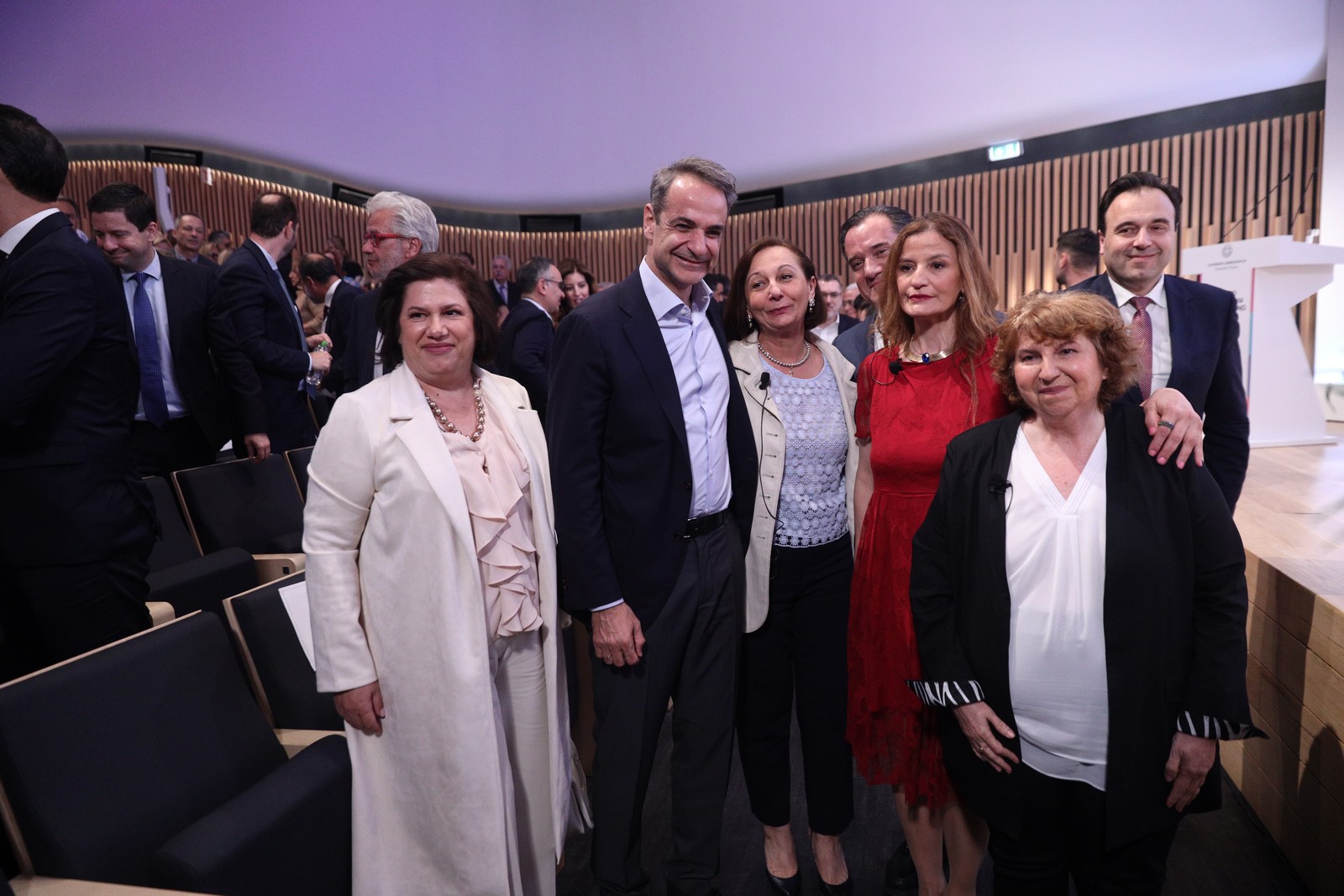 Ο Κυριάκος Μητσοτάκης στην εκδήλωση του Υπουργείου Υγείας για το Εθνικό Πρόγραμμα Προσυμπτωματικού Ελέγχου