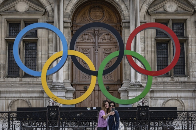 Τα ολυμπιακά δαχτυλίδια στο Παρίσι