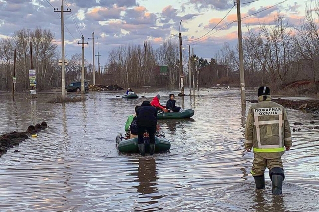 Tο πλημμυρισμένο Ορσκ