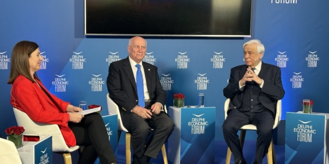 Ο Προκόπης Παυλόπουλος στο 9ο φόρουμ των δελφών