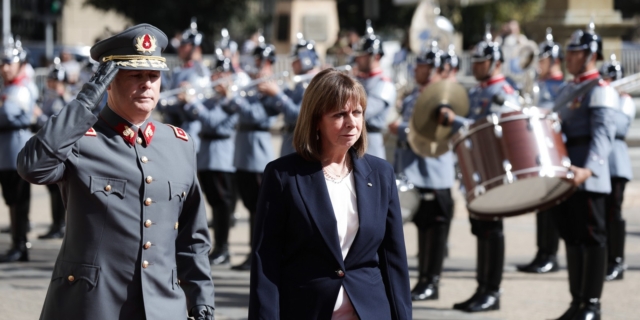 Η Πρόεδρος της Δημοκρατίας Κατερίνα Σακελλαροπούλου πραγματοποιεί επίσημη