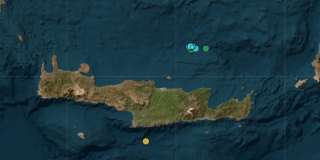 Σεισμός 4 Ρίχτερ ανοιχτά της Κρήτης