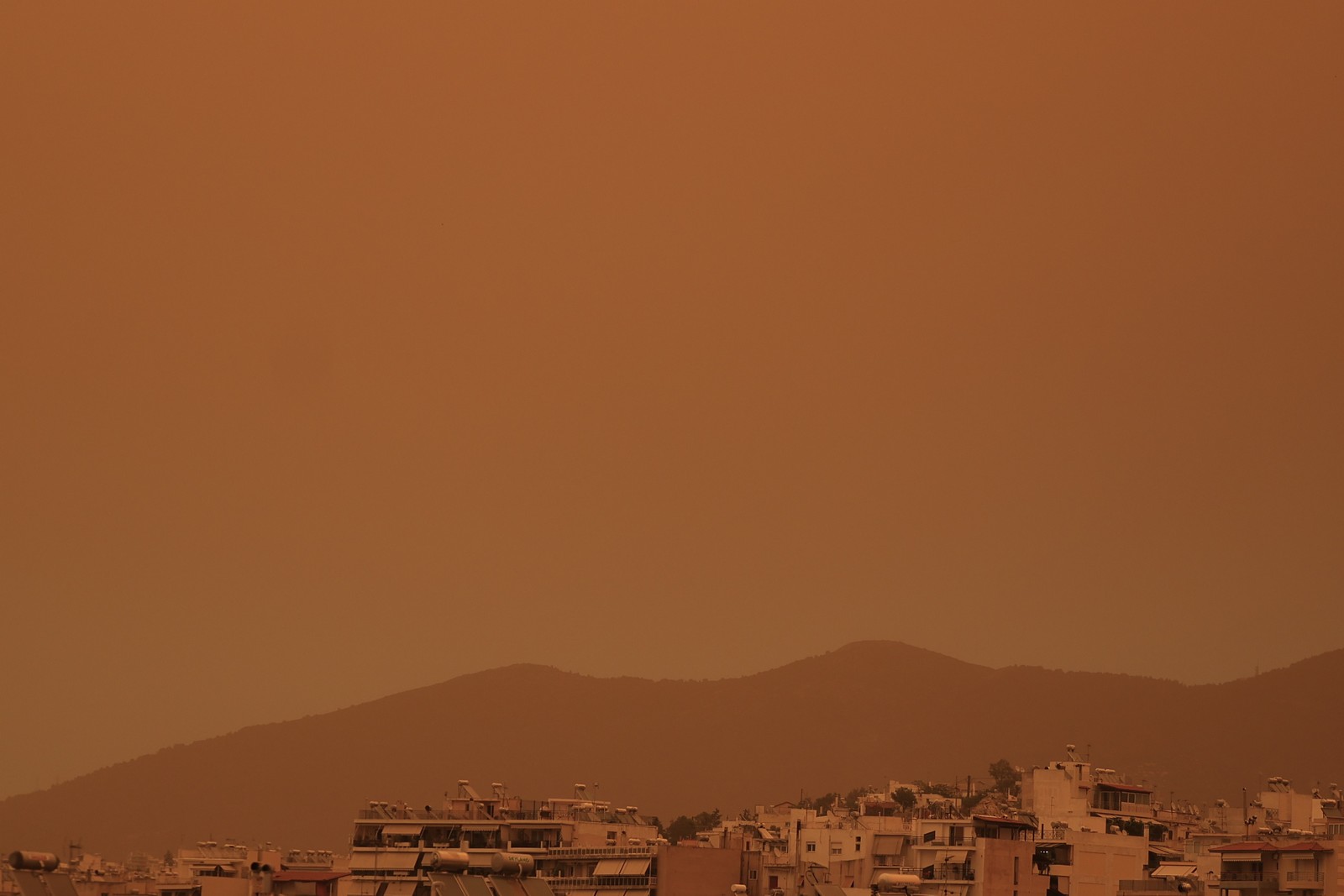 Η αφρικανική σκόνη πάνω από την Αττική