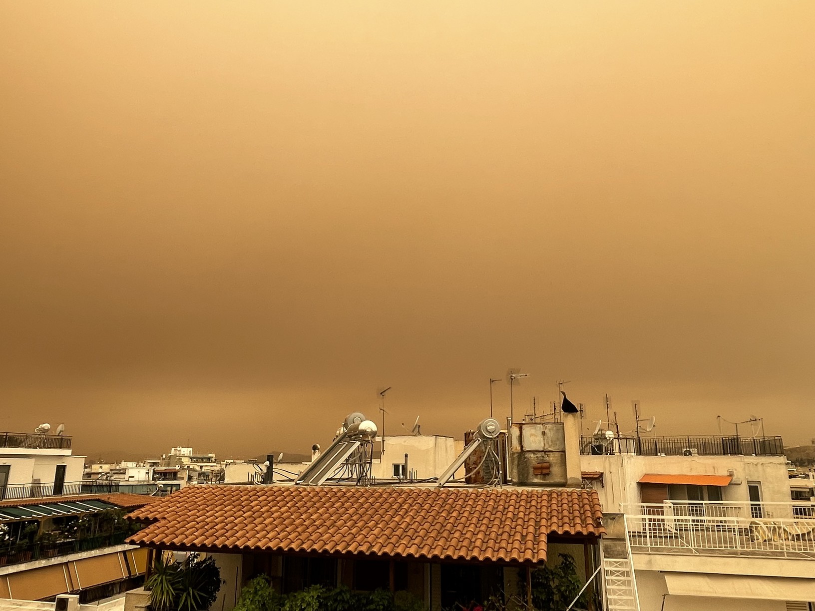 Η αφρικανική σκόνη πάνω από την Αττική