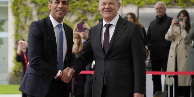 Ρίσι Σούνακ και Όλαφ Σολτς