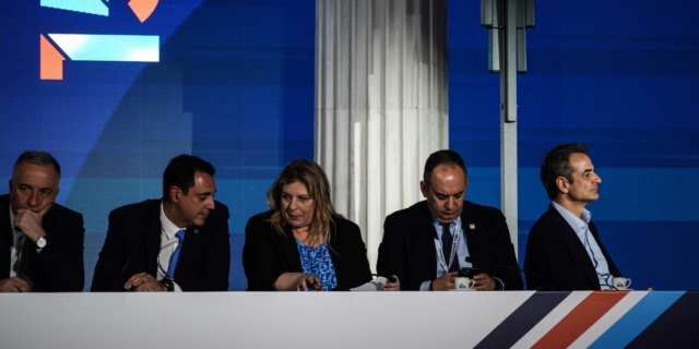 Στιγμιότυπο από το 15ο συνέδριο της ΝΔ στο Ζάππειο