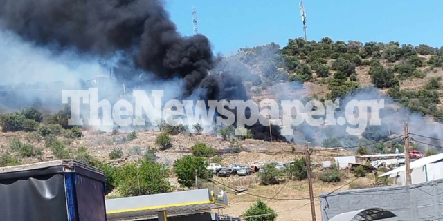 Φωτιά στον Βόλο