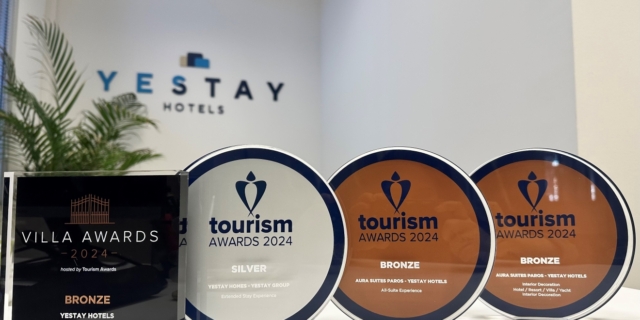 4 βραβεία για την YESTAY GROUP στα Tourism Awards 2024