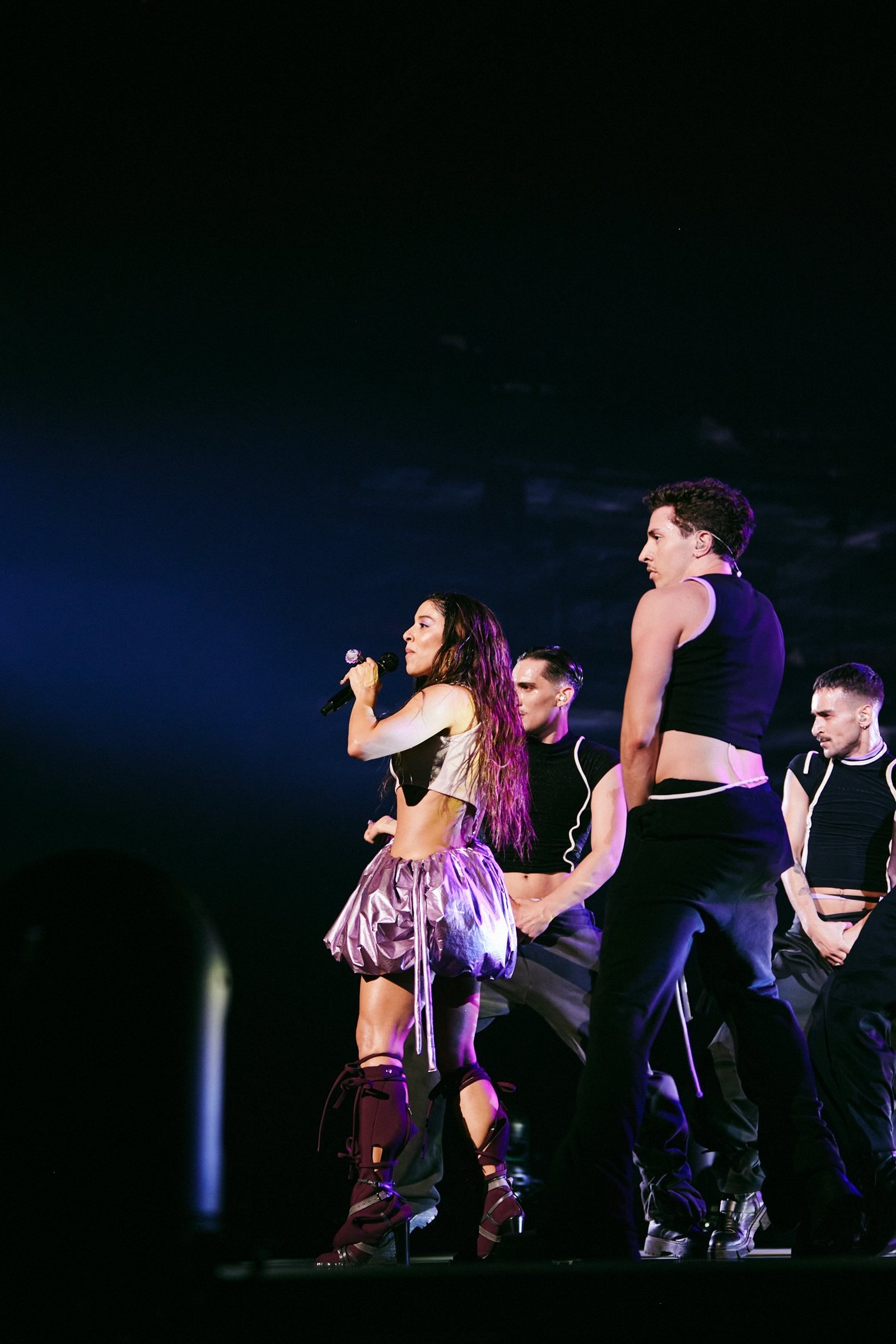 Η Μαρίνα Σάττι στη δεύτερη πρόβα στη Eurovision