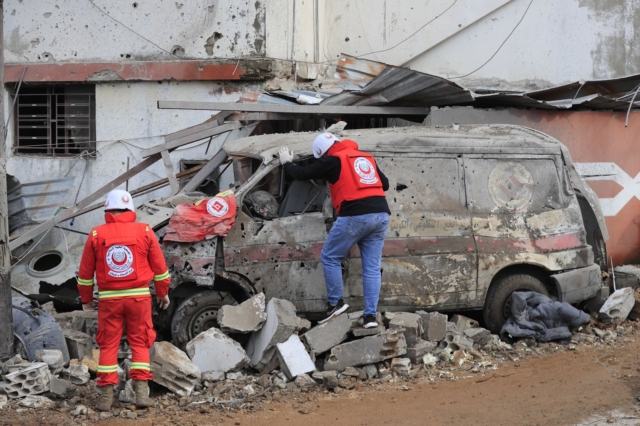 Ισραηλινή επιδρομή εναντίον κέντρου επειγόντων περιστατικών και νοσηλείας στη Χαμπαρίγια στο Λίβανο