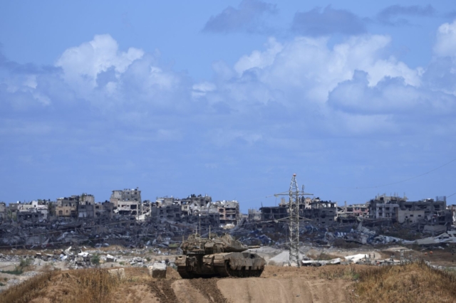 Ισραηλινό άρμα μάχης στη Λωρίδα της Γάζας